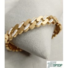 SIRA TAŞLI GOLD RENK KELEPÇE BİLEKLİK SIRA TAŞLI GOLD RENK KELEPÇE BİLEKLİK