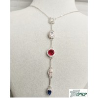 ZİRKON TAŞLI Y MODEL KOLYE