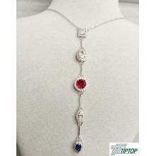 ZİRKON TAŞLI Y MODEL KOLYE