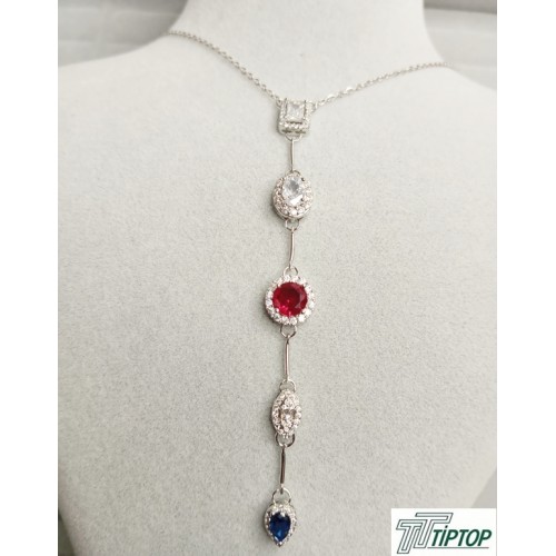 ZİRKON TAŞLI Y MODEL KOLYE