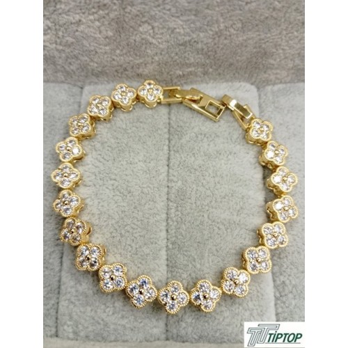 YONCA MODEL ZİRKON TAŞLI GOLD RENK BİLEKLİK YONCA MODEL ZİRKON TAŞLI GOLD RENK BİLEKLİK