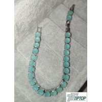 KRİSTAL TAŞLI  AÇIK YEŞİL BİLEKLİK