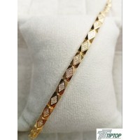 PİRAMİT DÖRTGEN ZİRKON TAŞLI  BİLEKLİK