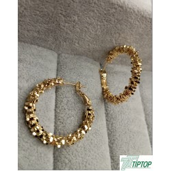 IŞIK HALKASI GOLD RENK HALKA KÜPE IŞIK HALKASI GOLD RENK HALKA KÜPE