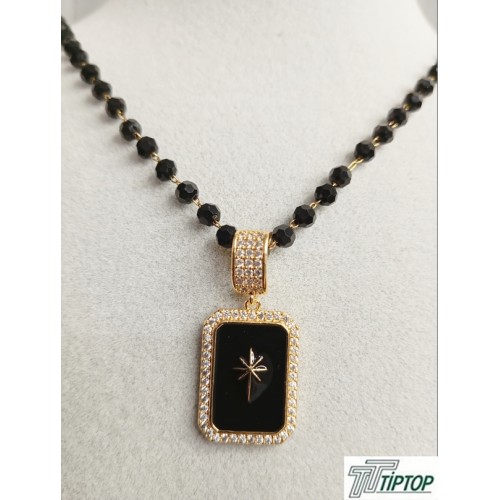 KUTUP YILDIZI MODEL GOLD RENK KOLYE