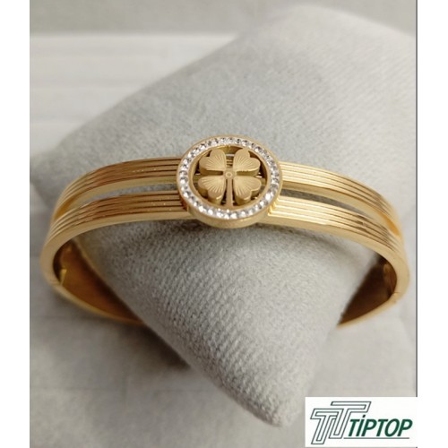 YONCA MODEL ZİRKON TAŞLI GOLD RENK KELEPÇE BİLEKLİK