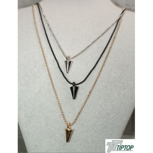 OK UCU MODEL ÜÇ RENK KOLYE