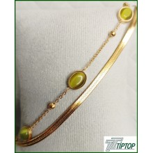 KEDİ GÖZÜ SEDEF GOLD RENK BİLEKLİK KEDİ GÖZÜ SEDEF GOLD RENK BİLEKLİK