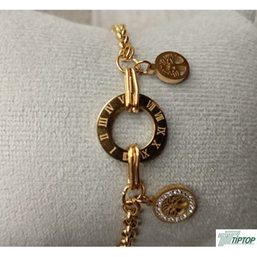 GOLD RENK HAYAT AĞACI ZİRKON TAŞLI BİLEKLİK GOLD RENK HAYAT AĞACI ZİRKON TAŞLI BİLEKLİK