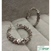 IŞIK HALKASI GÜMÜŞ RENK HALKA KÜPE