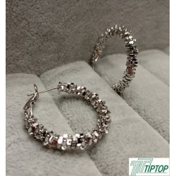 IŞIK HALKASI GÜMÜŞ RENK HALKA KÜPE IŞIK HALKASI GÜMÜŞ RENK HALKA KÜPE