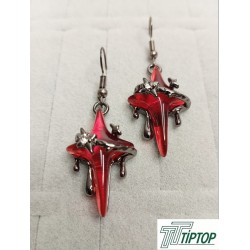 YILDIZ TAŞLI DAMLAYAN GOTİK KÜPE