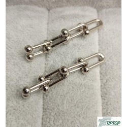 GÜMÜŞ RENK ÇELİK KÜPE