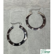 GÜMÜŞ RENK HALKA KÜPE