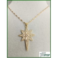 KUZEY YILDIZ ZİRKON TAŞLI KOLYE