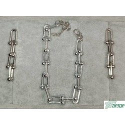 GÜMÜŞ RENK ÇELİK  KÜPE BİLEKLİK VE SETİ