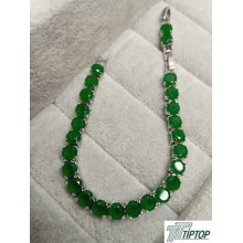 KRİSTAL TAŞLI  YEŞİL RENK BİLEKLİK