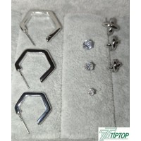 GÜMÜŞ RENK KÜPE SETİ