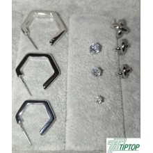 GÜMÜŞ RENK KÜPE SETİ