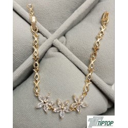 ÇİÇEK FİGÜRLÜ ZİRKON TAŞLI BİLEKLİK ÇİÇEK FİGÜRLÜ ZİRKON TAŞLI BİLEKLİK